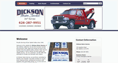 Desktop Screenshot of dicksonmotorservice.com